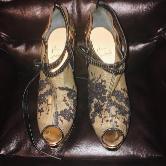 LOUBOUTIN 💯% AUTH & RARE Bridgette strass heels - Picture 7 of 17